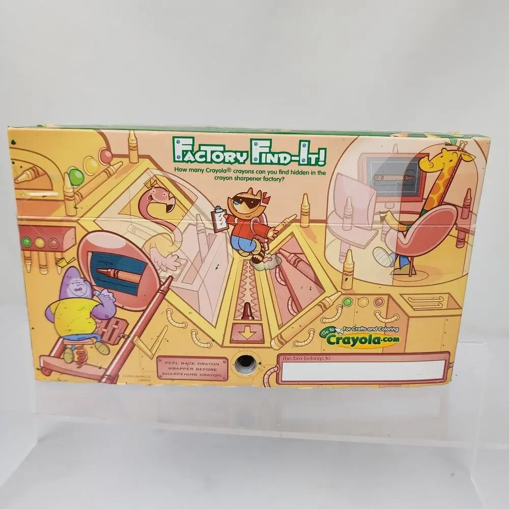 Crayola 96ct Crayons with Built-in Sharpener from 2004 Light Use of 4